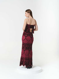ALTHEA TOP BURGUNDY