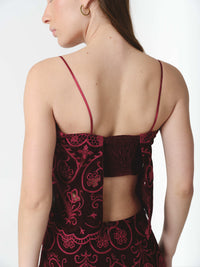 ALTHEA TOP BURGUNDY