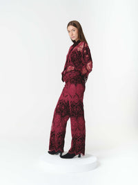 ALTHEA PANTS BURGUNDY