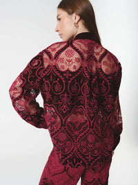 ALTHEA SHIRT BURGUNDY