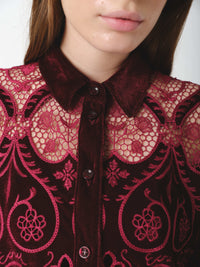 ALTHEA SHIRT BURGUNDY