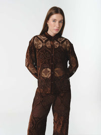 ALTHEA SHIRT CHOCOLATE