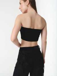 VELVET TOP BLACK