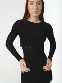 AMAIA DRESS BLACK