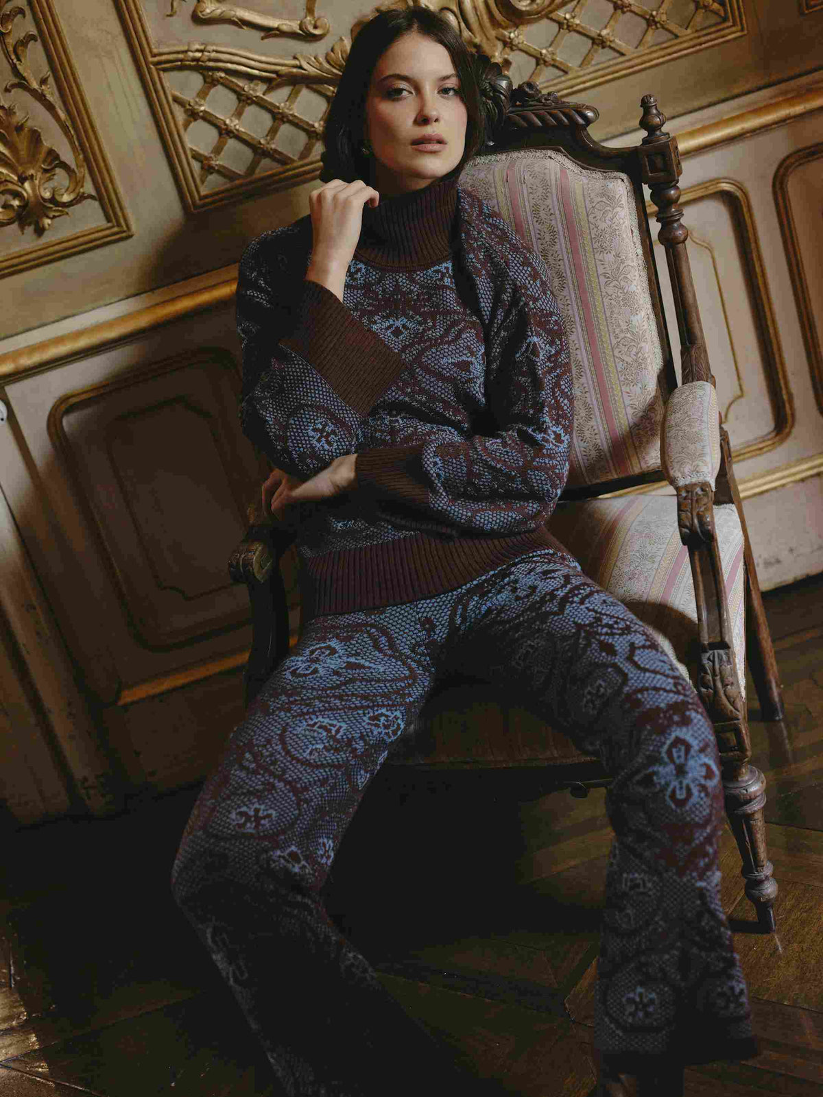 ORENA PANTS CHOCOLATE