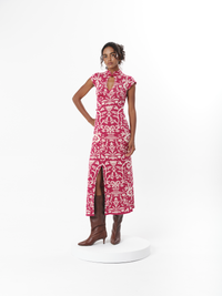 ARIS DRESS RASPBERRY