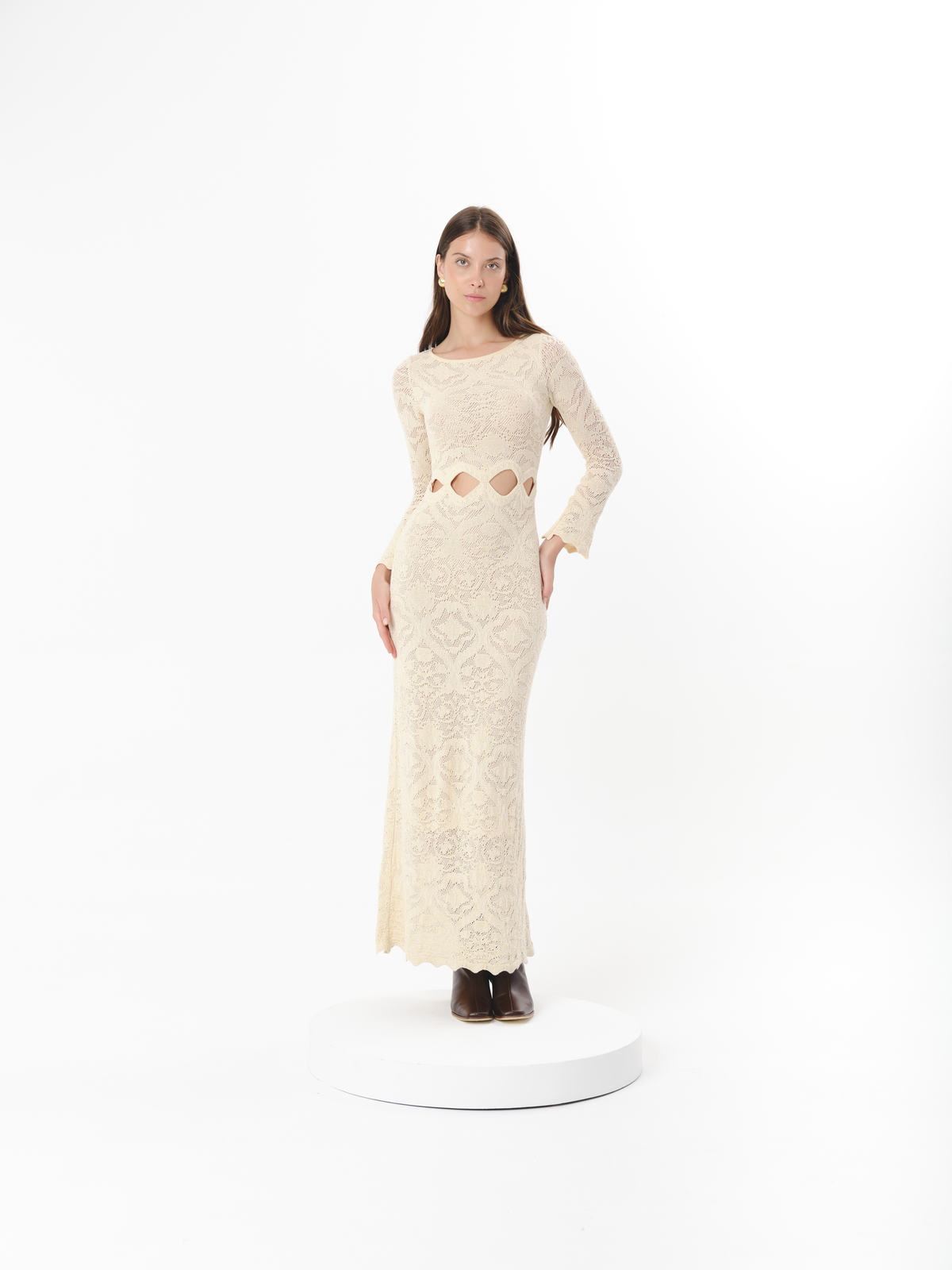 CORELLE DRESS ECRU