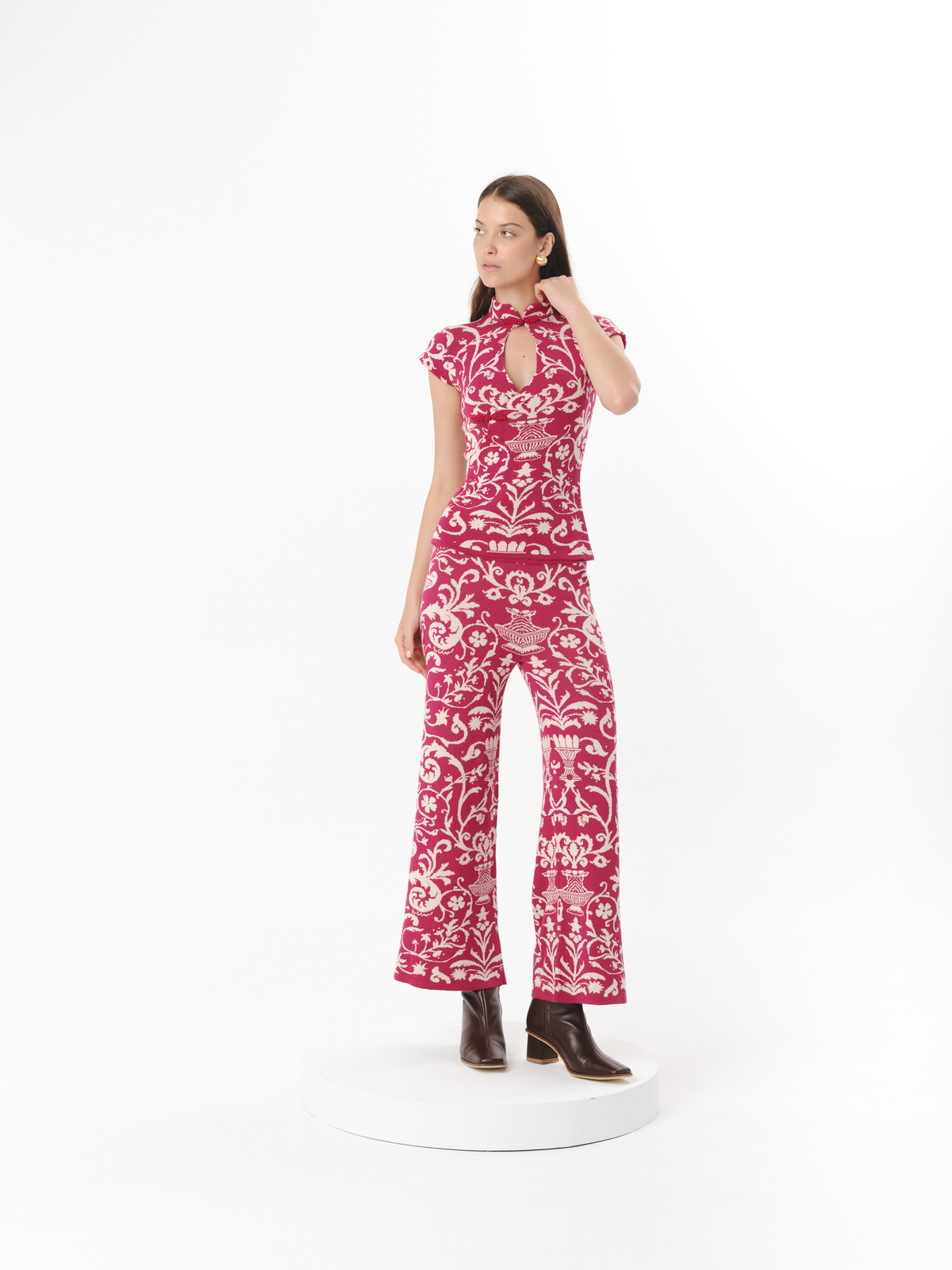 CELINE TOP RASPBERRY