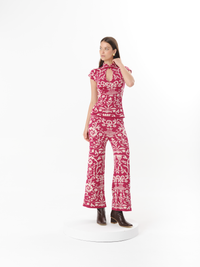 CELINE TOP RASPBERRY