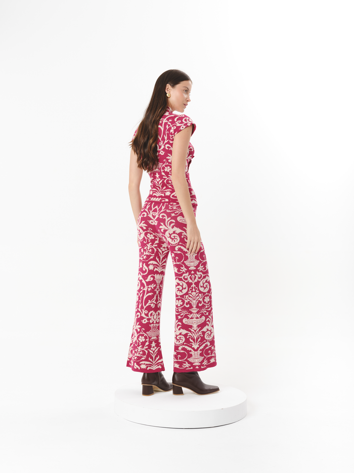 CELINE PANTS RASPBERRY