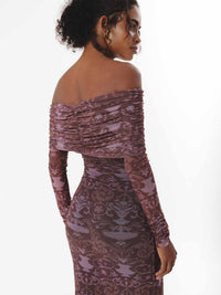CALISTA DRESS CHOCOLATE