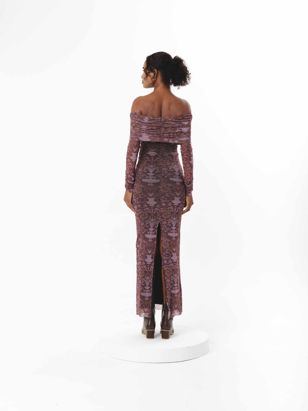 CALISTA DRESS CHOCOLATE