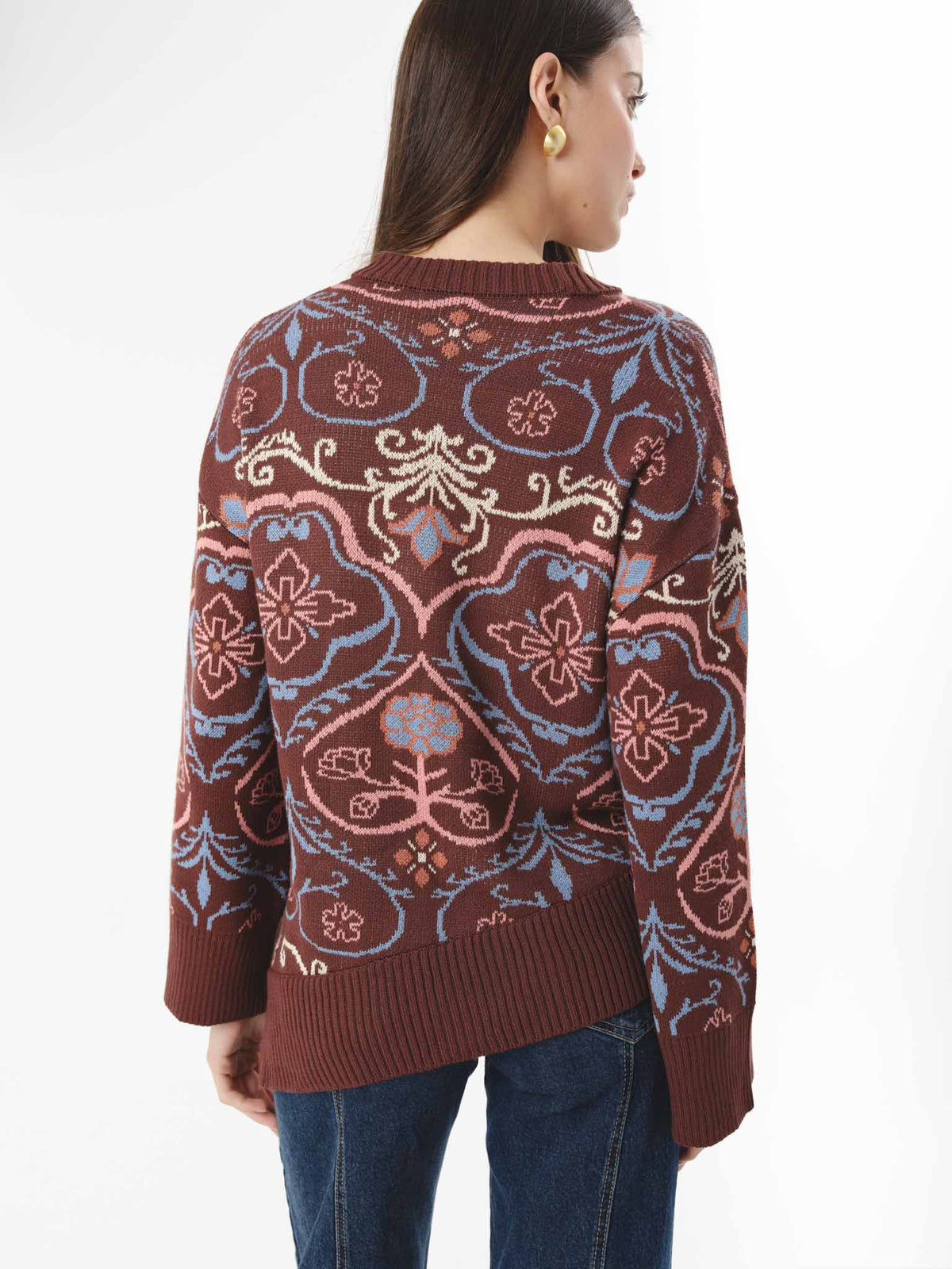 LEORA SWEATER CHOCOLATE