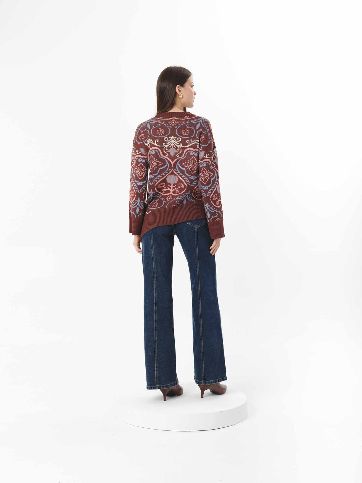 LEORA SWEATER CHOCOLATE