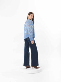 LEORA SWEATER FADED DENIM