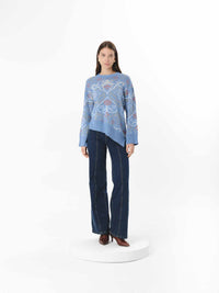 LEORA SWEATER FADED DENIM
