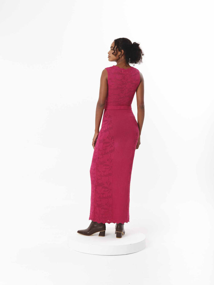 PRUDENCE DRESS RASPBERRY
