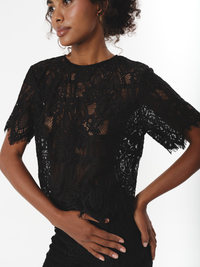 FLORENCE TOP BLACK