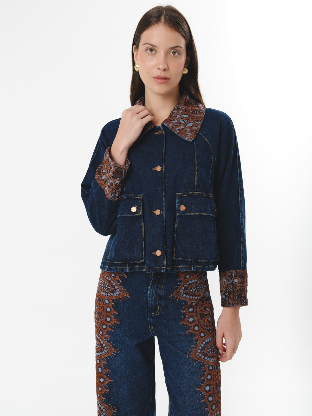 ELODIE JACKET VINTAGE BLUE
