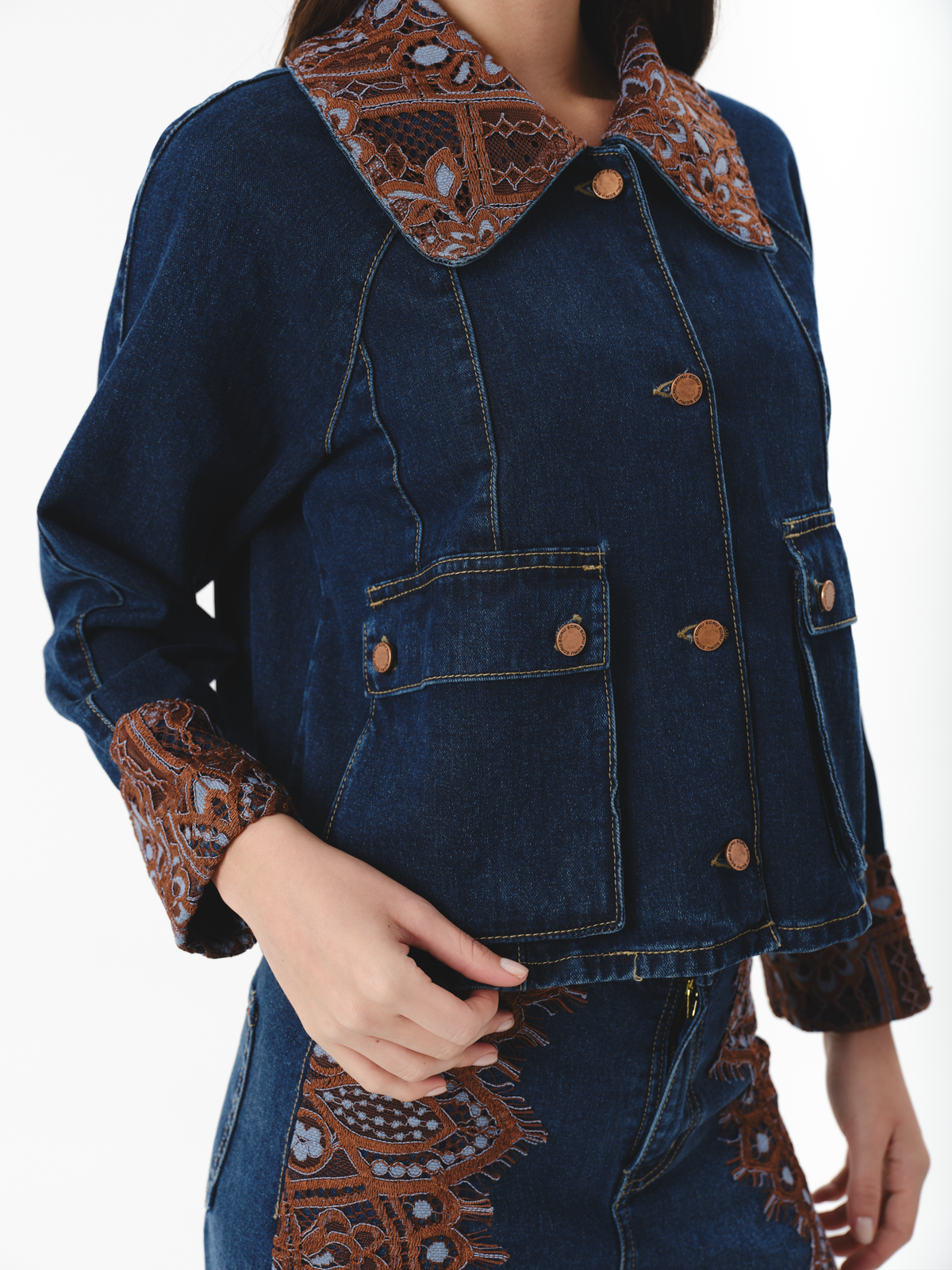 ELODIE JACKET VINTAGE BLUE