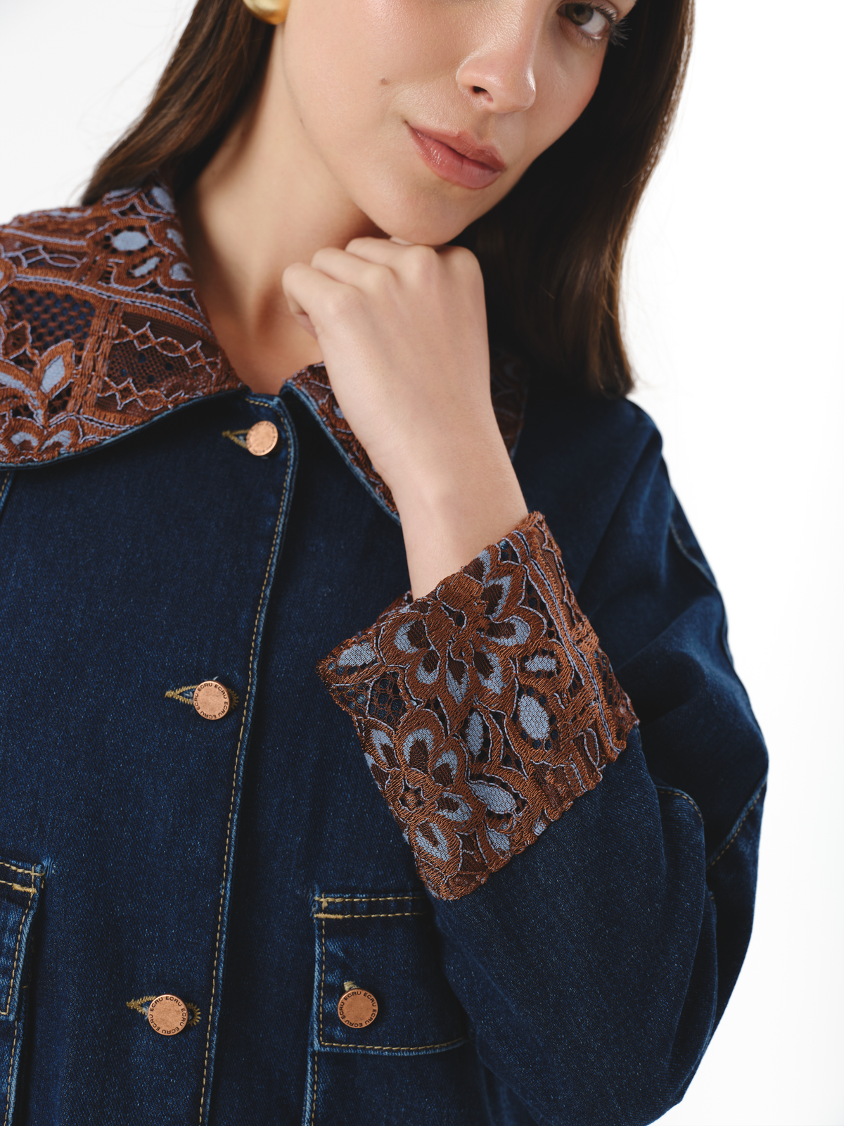 ELODIE JACKET VINTAGE BLUE