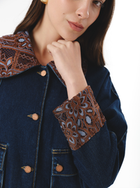 ELODIE JACKET VINTAGE BLUE