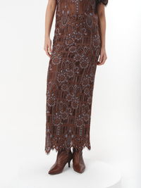 FLORENCE SKIRT CHOCOLATE