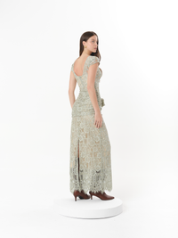 SOLENE DRESS SEAGRASS