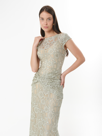 SOLENE DRESS SEAGRASS