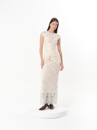 SOLENE DRESS IVORY