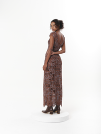 SOLENE DRESS CHOCOLATE