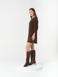 ONYX DRESS CHOCOLATE